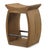 Crafted from solid reclaimed elm, this counter stool combines rustic character with a clean, sculptural silhouette. The...