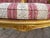 1970s 1970s French Louis XVI Gilt Gold Damask Settee 1 Pc For Sale - Image 5 of 10