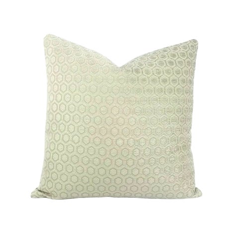 Jim Thompson Intara Seafoam Light Sage Chenille Pillow Cover