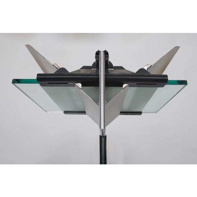 Metal Diedron Floor Lamp by Giovanni Grignani for Lamperti For Sale - Image 7 of 10