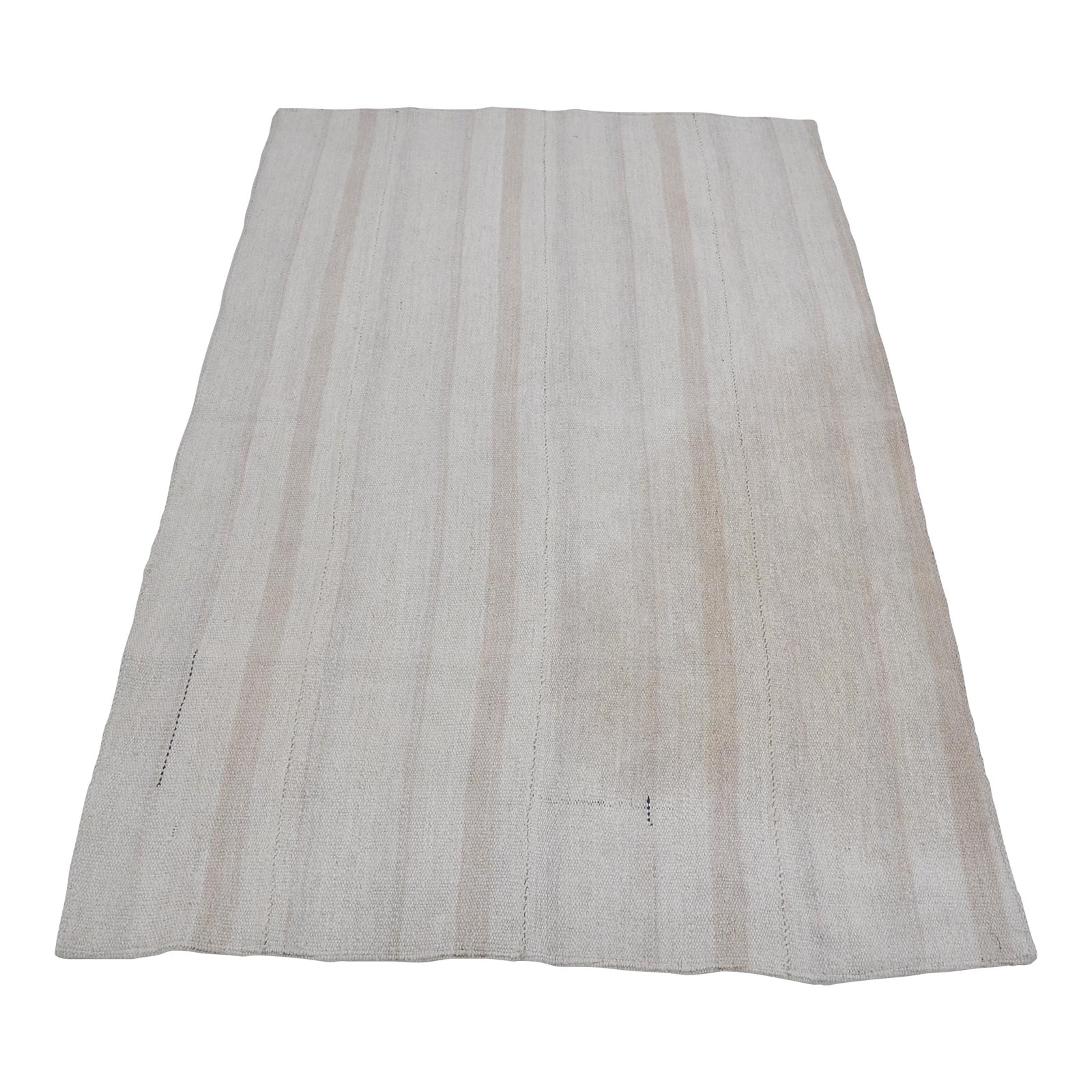1950s Small Hemp Area Rug | Chairish