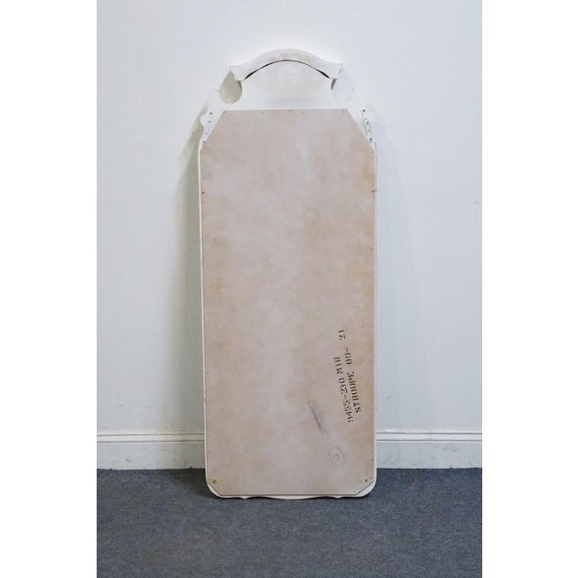 Late 20th Century Thomasville Furniture Debussy Collection Off White Painted French Provincial 20" Mirror 9455-230 For Sale - Image 5 of 6