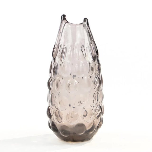 Little Bean Vase by Jan Sylwester Drost for Ząbkowice Glassworks, 1970s For Sale - Image 9 of 9