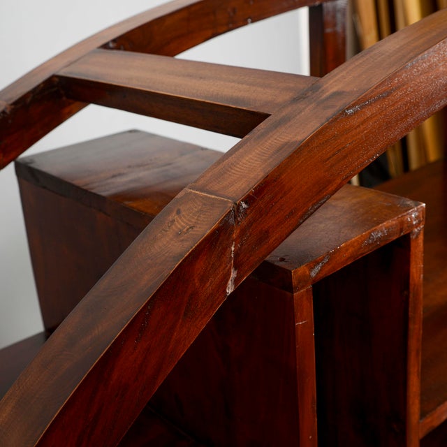 Vintage Oriental Style Bookcase For Sale - Image 13 of 18