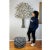 1970s Marc Weinstein Marc Creates Brutalist Torch Cut Metal Nail Tree Wall Sculpture For Sale - Image 5 of 11