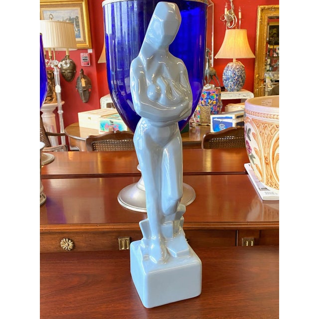 1970s Jaru California Pottery Motherhood Figurine For Sale - Image 11 of 11