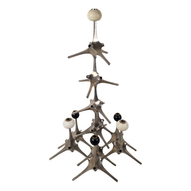 Vintage Modular Candleholder by Caesar Stoffi & Fritz Nagel, 1970s For Sale