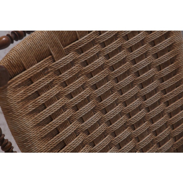 Italian Chiavarine Umbertine Chairs with Rope, 1920s, Set of 6 For Sale - Image 10 of 12