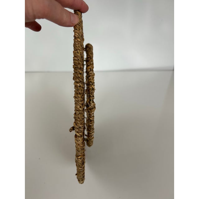 Vintage Natural Woven Seagrass Table Chargers - Set of 8 For Sale - Image 4 of 7