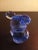 Contemporary 1980s Blue Art Glass Mouse Figurine For Sale - Image 3 of 5
