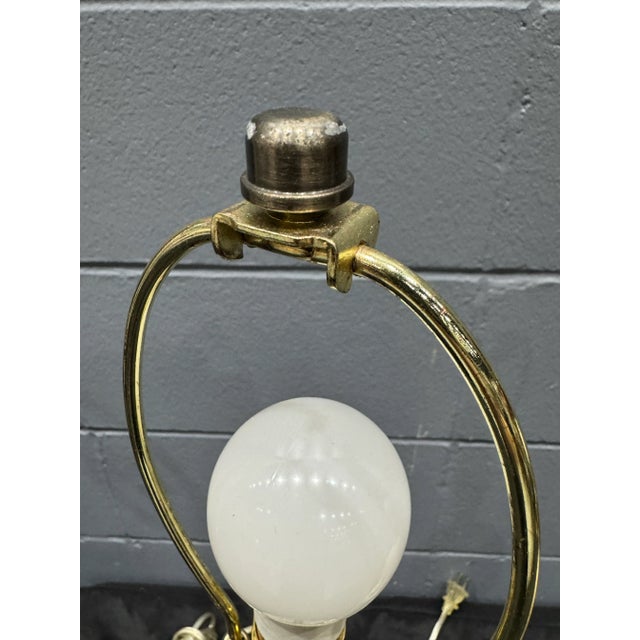 Pair Vintage Carved Wood Pineapple Lamps For Sale - Image 9 of 10