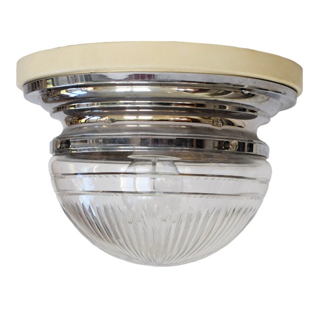 Art Nouveau Ceiling Lamp in the Style of Otto Wagner For Sale