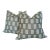 Fermoie Cove 20" Pillows in Grass, Double Sided Pair of 2 For Sale