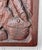 Antique Folk Art Carved Mahogany Women Wall Hanging Panel For Sale - Image 9 of 10