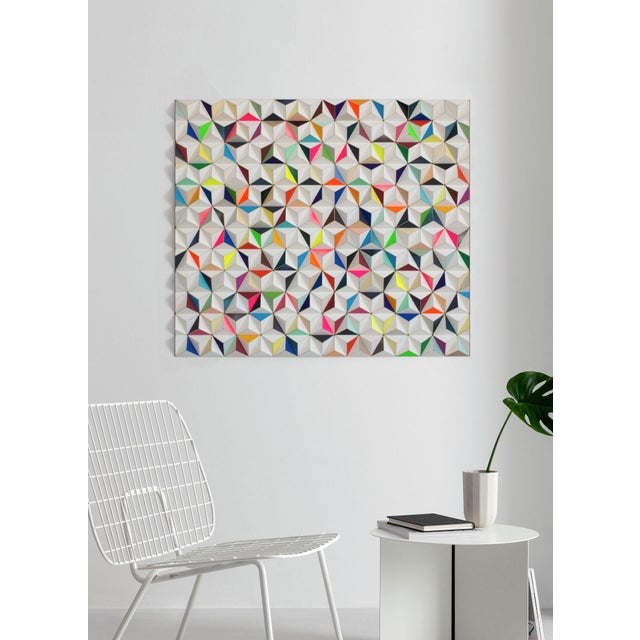 Contemporary Sebastian Welzel, Ais-8 Topographie, Laminated Cardboard, Limited Edition 6 of 20 For Sale - Image 3 of 8