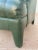 Late 20th Century Neotraditional Fully Upholstered Leather Lounge Chair Manner of John Hutton for Donghia For Sale - Image 12 of 13