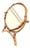 Vintage bamboo table mirror from France. Copper back. Round mirror that measures 8" in diameter. Tilts and folds flat.