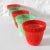 Mid-Century Modern Vintage Plastic Flower Pots from Alkastap, France, 1960s, Set of 5 For Sale - Image 3 of 7