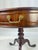 Late 20th Century Century Furniture Traditional Burl Wood and Mahogany Pedestal Drum Table For Sale - Image 14 of 15