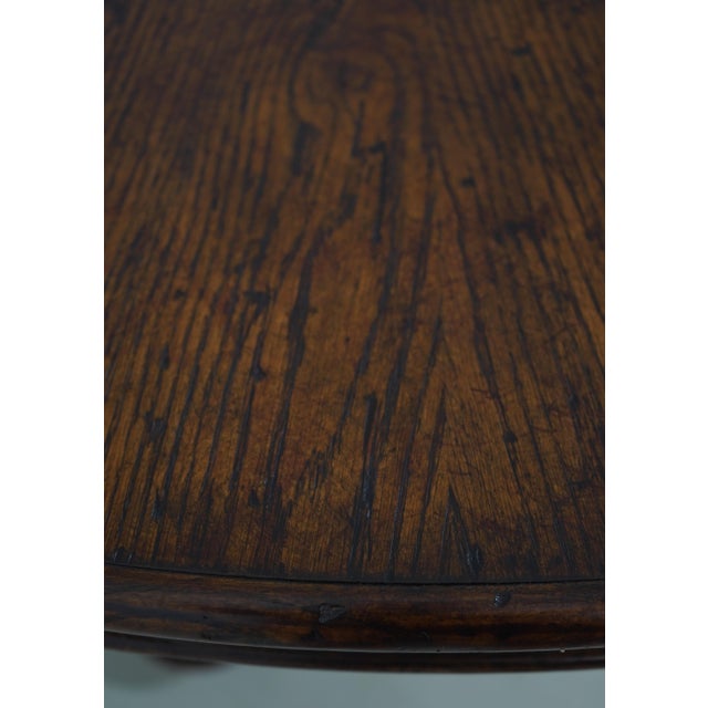 Theodore Alexander Theodore Alexander Althorp Collection Round Oak Dining Table For Sale - Image 4 of 14
