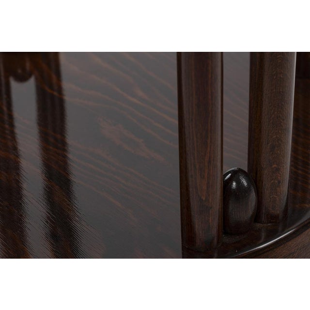 Model Bat Table by Josef Hoffmann and Gustav Siegel for Gebrüder Thonet, 1912 For Sale - Image 9 of 12