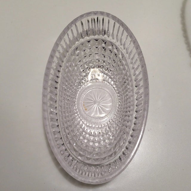 Silver Cake Basket Metal and Crystal Made in England For Sale - Image 8 of 10