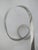 David Elijah Herschler Chrome Freestanding Ribbon Twist Modern Art Sculpture For Sale - Image 17 of 17