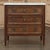 Mid 20th Century French Louis XVI Mahogany Marble Top Commode For Sale - Image 5 of 16