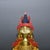 Late 19th Century Late 19th Century Gilt Bronze Amitayus Buddha Statue With Turquoise Inlays, 871g For Sale - Image 5 of 8