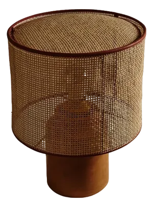 New Edition 2025 Medium Sonora Rattan Table Lamp by Nassi