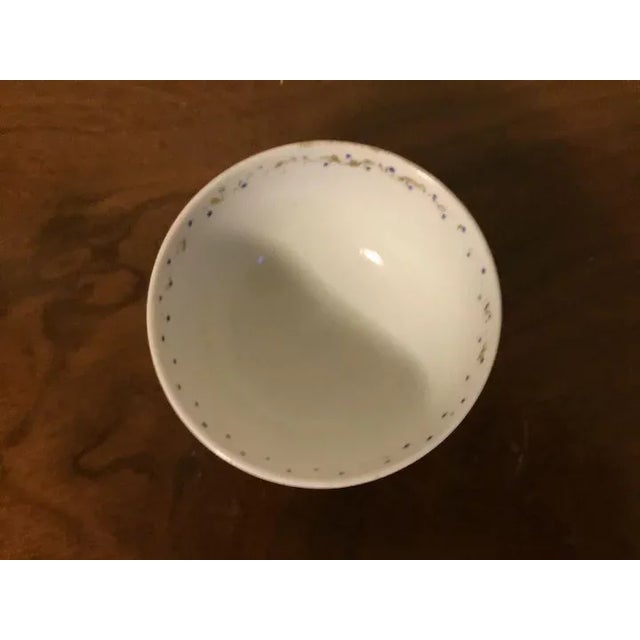 White Antique Early 19th Century Chinese Export Porcelain Tea Cup Decorated with Sepia Landscape For Sale - Image 8 of 11