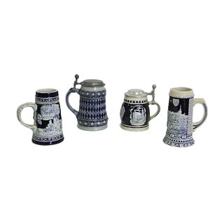 Porcelain Mugs, West Germany, 1980s, Set of 4 For Sale