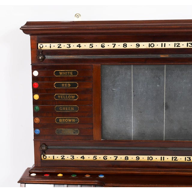 Antique Victorian Billiard Snooker and Life Pool Scoreboard, 1800s For Sale - Image 12 of 18