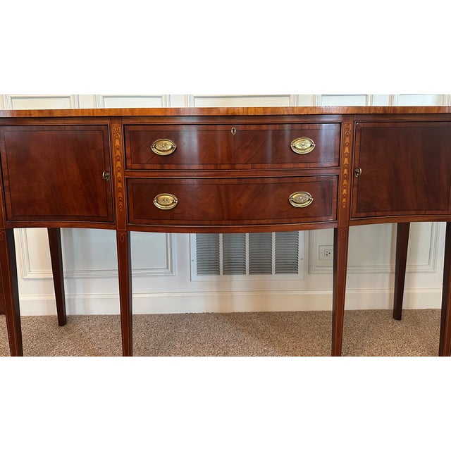 Traditional Ethan Allen Vintage Mahogany Sideboard For Sale - Image 3 of 8