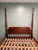 Thomasville Vintage Thomasville Mahogany Collection Queen Size Rice-Post Bed For Sale - Image 4 of 17