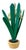 White Carved Polychrome Potted Hyacinth For Sale - Image 8 of 11
