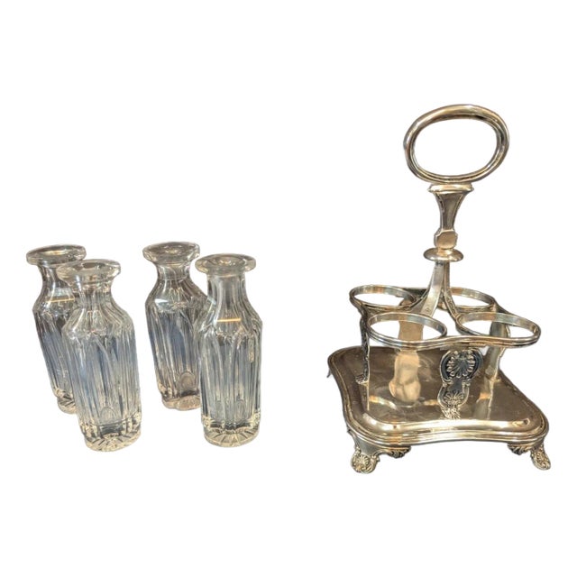 19th Century Sterling Castor/Condiment Holder - Set of 5 For Sale