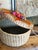1970s Woven Basket Decor Round Storage Container For Sale - Image 4 of 7
