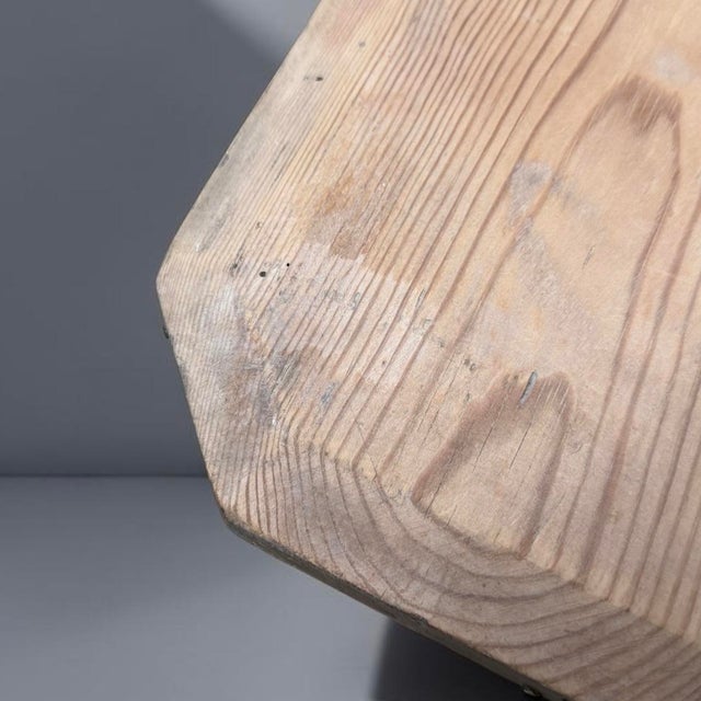 French Farmhouse Pine Table For Sale - Image 9 of 13