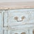 19th Century Swedish Rococo Three-Drawer Chest in Blue Painted Finish For Sale - Image 9 of 16