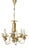 Vintage Bohemian Amber Glass Chandelier by Kamenický Šenov, 1970s For Sale
