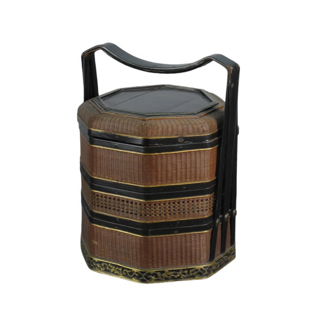 Bamboo Basket For Sale - Image 4 of 11