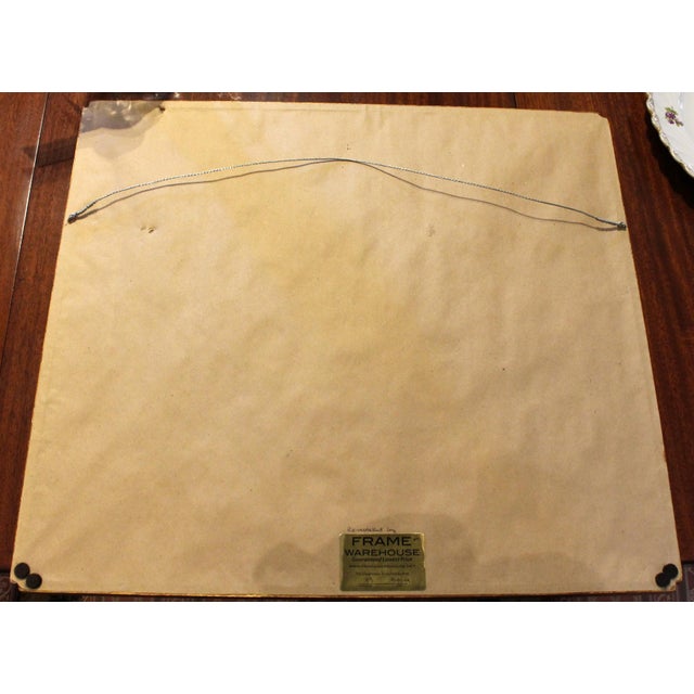 19th Century 19th Century Painting of Aristocratic Japanese Figures From "The Tale of Genji" For Sale - Image 5 of 6