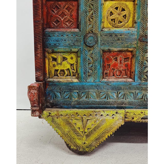 Antique Bridal Chest, India For Sale - Image 6 of 16