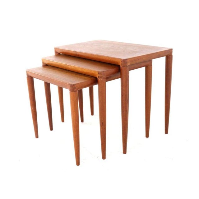 1960s Nesting Tables by Henry W. Klein for Bramin, 1960s, Set of 3 For Sale - Image 5 of 8