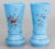 Blue 19th Century French Blue Opaline Vases - a Pair For Sale - Image 8 of 8
