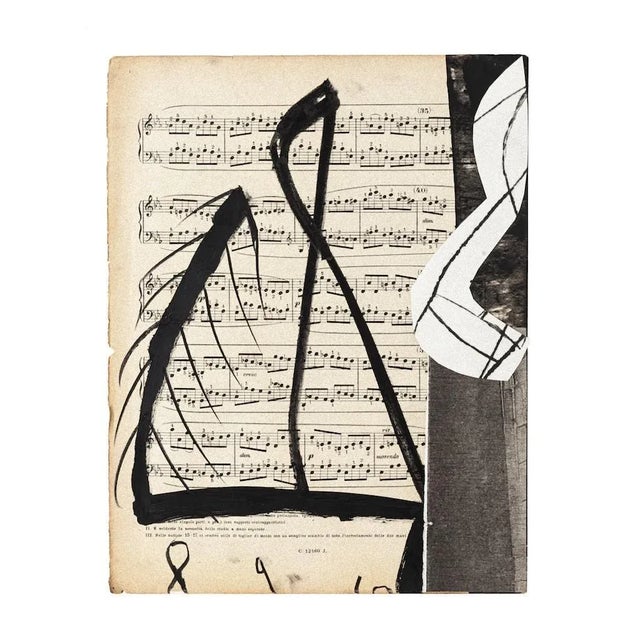 Musical Notes Mixed Media by Tommaso Cascella, 2009 For Sale - Image 3 of 3