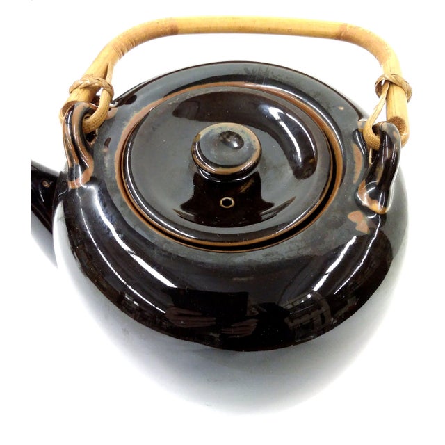 Contemporary Hand Thrown Artist Glazed Teapot For Sale - Image 3 of 8