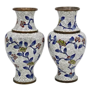 Antique Chinese Cloisonné Vases