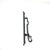 Hand-Forged Wrought Iron Drop Pull & Door Knocker (Gold Patina) Medieval Swing Hardware For Sale - Image 4 of 6